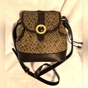 Vintage Nina Ricci Drawstring Bucket Crossbody/Shoulder bag